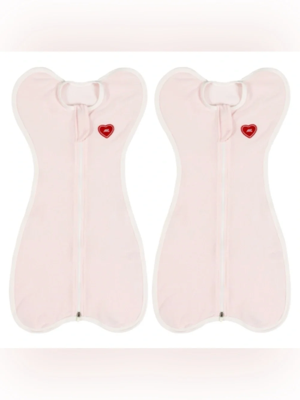 A Prime Standard Korean Pink Baby Swaddle Zip Sleep sack sz 0-3 mo